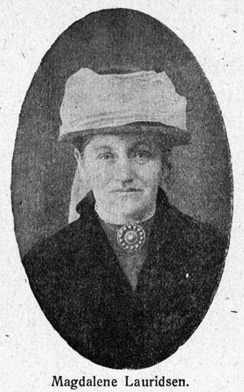 Portræt af Magdalene Lauridsen