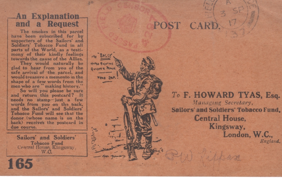 Tobakskort fra Carl Lunds Fabrikker