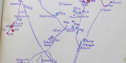 Tunekommandoens forventning om, hvordan et tysk angreb ville forløbe i april 1917