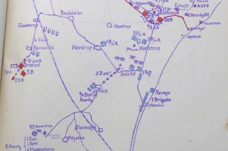 Tunekommandoens forventning om, hvordan et tysk angreb ville forløbe i april 1917