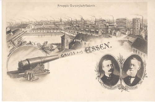 Krupp's Gussstahlfabrik fra Essen