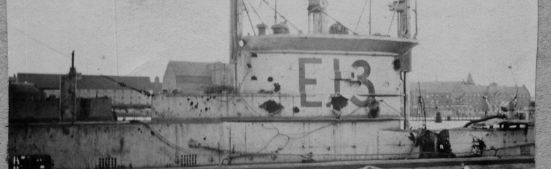 Den beskadigede ubåd, E13