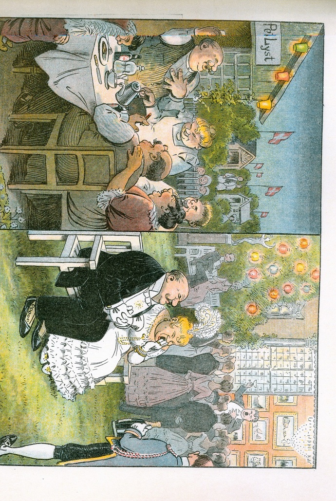 Tegning "Garden Party" i??