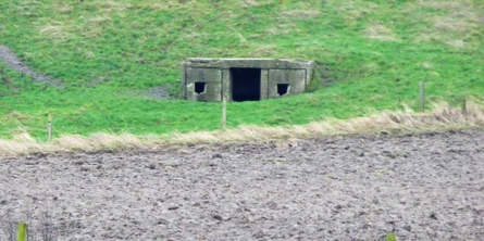 Rester af Tunestillingen ses i landskabet