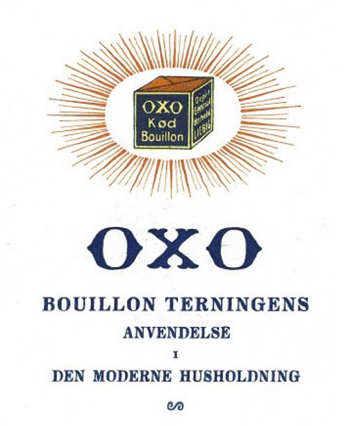 Oxo. Bouillon terningens anvendelse i den moderne husholdning