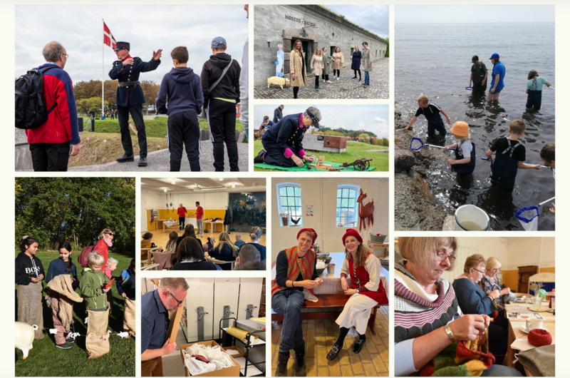 På billedet ses begivenheder fra 2022, som illustrerer, året der gik på Greve Museum