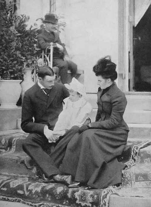 Christian X og dronning Alexandrine 1917