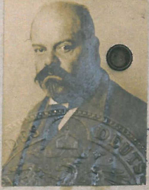 Pasfoto af Dr. Alexander Helphand