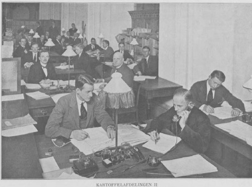 Nikolaj Kirke. Ernæringsrådet blev nedsat af Indenrigsministeriet i henhold til lov nr. 387 af 3. august 1917.