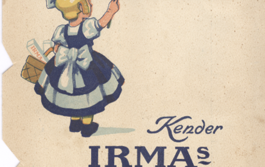 Forside af samlemappen fra IRMA med billeder fra Dansk Vestindien